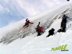 Der stunt auf Blankeis