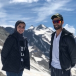 on location in the alps